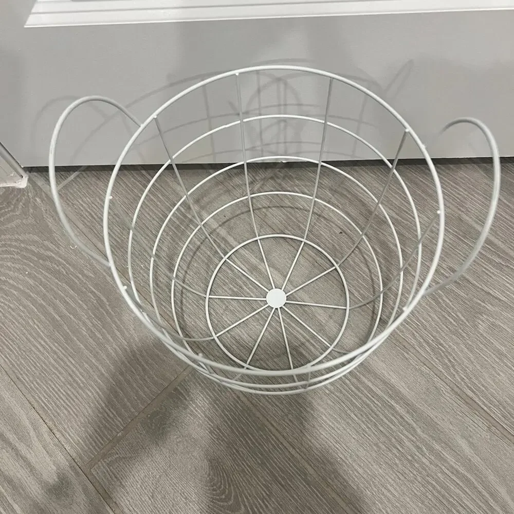 White Wire Basket